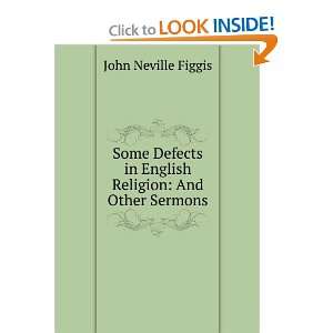   Religion And Other Sermons John Neville Figgis  Books