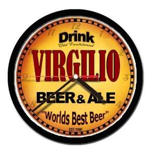  VIRGILIO beer and ale cerveza wall clock 