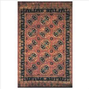  Rosedown Eves Garden Rust / Black Oriental Rug Size 4 