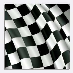  BLACK AND WHITE CHECKERED FLAG Vinyl Decals 3 Sheets 12x12 