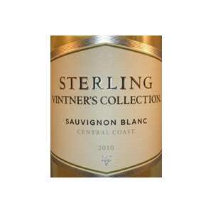  Sterling Vintners Sauvignon Blanc 2010 750ML Grocery 