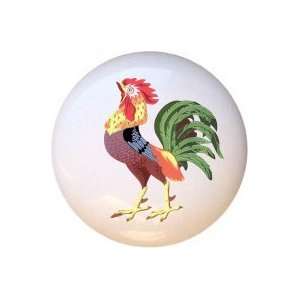  Vintage look Rooster Retro Drawer Pull Knob