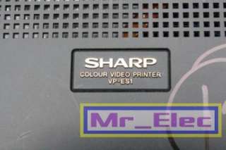 SHARP Color Video Printer VP ES1 VP ES1W Made in Japan  
