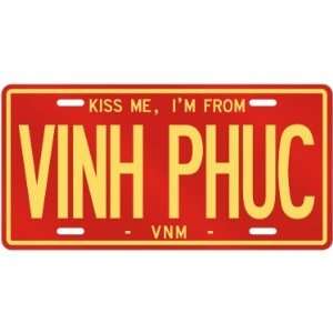 NEW  KISS ME , I AM FROM VINH PHUC  VIETNAM LICENSE PLATE SIGN CITY