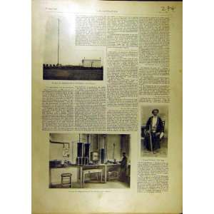  1905 Villejuif Telegraph Post France Tipu French Print 