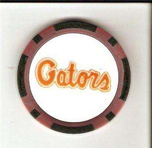 FLORIDA GATORS POKER CHIP CARD GUARD AIRTIGHT COVER  