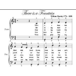    There is a Fountain Easy Piano Sheet Music Christian Books
