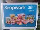 snapware 38pcs plastic airtight storage containers set