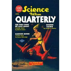   Poster, Science Fiction Quarterly Attack from Atop Rocket Man   20x30