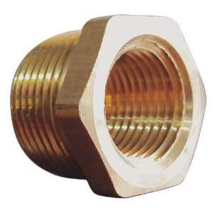 Brass Pipe Fittings Pipe Bushing,Brass,3/4 x 3/8 In  