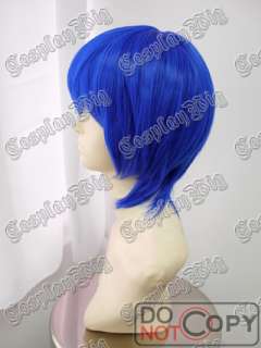 VOCALOID KAITO BLUE short BOB cosplay wig   
