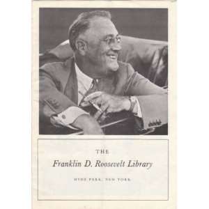  1962 Franklin D. Roosevelt Library Souvenir Brochure 
