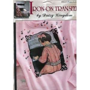   Daisy Kingdom Iron On Transfer ~ Piano Lessons Arts, Crafts & Sewing