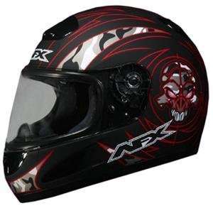  AFX Youth FX 20 Helmet   Youth Large/Red Skull Automotive