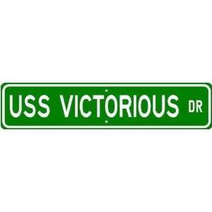  USS VICTORIOUS AGOS 19 Street Sign   Navy Sports 