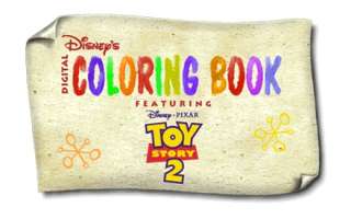 Disneys Toy Story 2 Digital Coloring Book CD ROM PC CD  