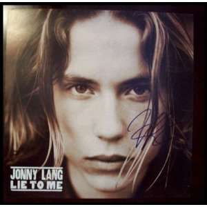  Jonny Lang Signed Album Lie To Me
