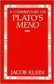   on Platos Meno, (0226439593), Jacob Klein, Textbooks   