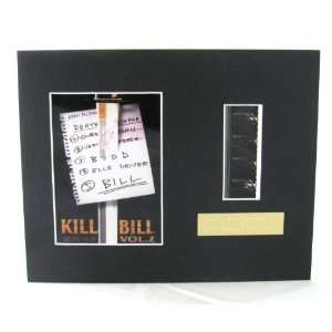  Kill Bill Volume 2 Unframed Movie Film Cells Presentation 
