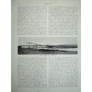  1886 Australia Viaducts Hills Railway Bridge Murray