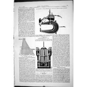  Engineering 1887 Allen Pneumatic Rivetting Machine Water 