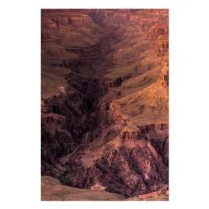 Bright Angel Canyon, Grand Canyon National Park Landscape Photographic 