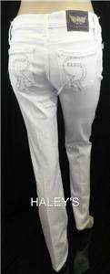   Republic Los Angeles White Stella Albus Blue Jeans 23, 24, 25, 27, 30