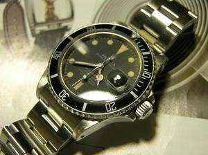 Vintage Rolex Submariner Transitional 16800 Matte SS Automatic Diver 