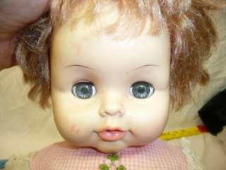 Vintage 1971 Horsman Love Me Baby Doll Sofskin D & W Antique Closes 
