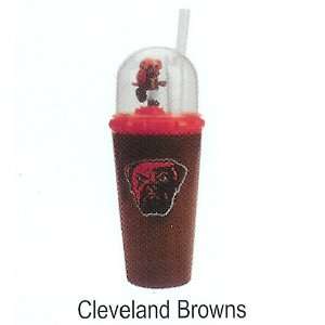   of 5 NFL Cleveland Browns Wind Up Mascot Drink Cups