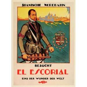  1933 El Escorial Conquistador Armor Branez Mini Poster 