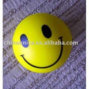  smile anti stress balls/cartoon pu stress balls 