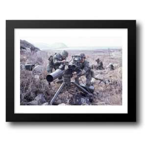  United States Marines Tow Anti Tank Weapons 28x22 Framed 