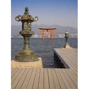 The Vermillion Coloured O Torii of the Shinto Shrine, Itsukushima 