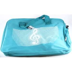  G Clef Attache Bag   Turquoise Musical Instruments