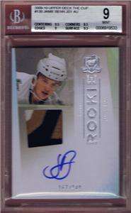JAMIE BENN 2009 10 THE CUP ROOKIE AUTOGRAPHED PATCH RC /249 BGS 9 AUTO 