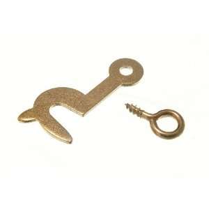 SIDE HOOK 25MM AND EYE RIGHT HAND EB BRASS PLATED 25MM ( pack of 10 of 