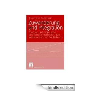 Integration von Zuwanderern (German Edition) Rosemarie Sackmann 