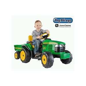    Peg Perego John Deere Turf Tractor With Trailer Toys & Games