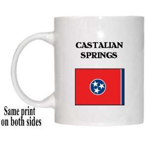   US State Flag   CASTALIAN SPRINGS, Tennessee (TN) Mug 