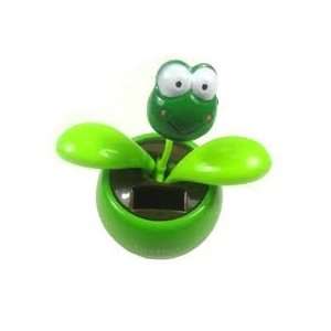  New Solar Powered Flip Flap Swing Frog Toys & Games