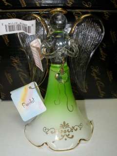 Collectible Decorative August Birthstone Glass Angel Figurine 5 NIB 