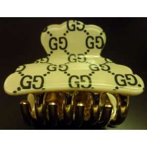  Gucci Ivory with Gold Hair Clip