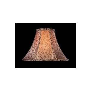 Lite Source   CH134 17   Copper Jacquard Bell Shade