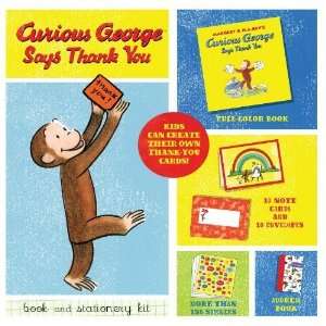   George Says Thank You Book and Stationery Kit [Paperback] H. A. Rey