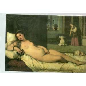  Italian Post Card Venere giacente (Lying Venus), Firenze 