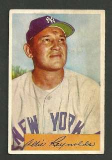 1954 Bowman   Allie Reynolds #113   New York Yankees  