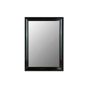 Hitchcock Butterfield 205800 Cameo 26x36 Wall Mirror in Glossy Black 