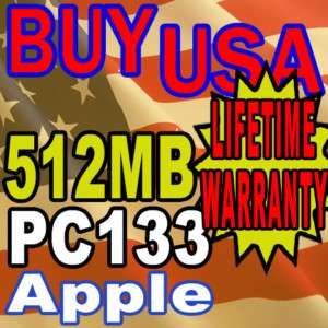512MB Apple Power Mac G4 867 MHz pc133 133 MEMORY RAM  