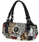 PATCHWORK LEOPARD SNAKE ZEBRA TOGGLE BAR DESIGNER INSPI